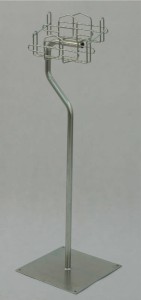 Stojak z uchwytem na rolki z torebkami