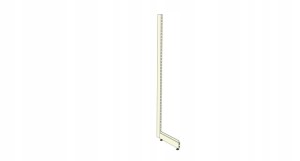 Słupek koń. regału warzyw., wys.210 + stopa 37cm