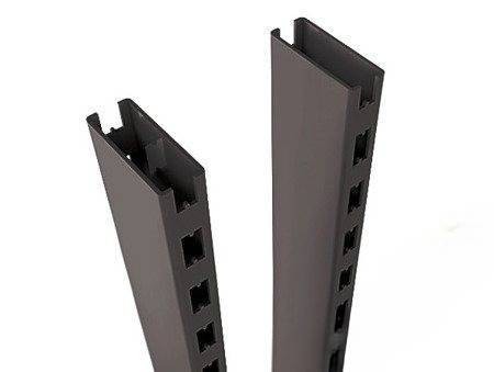 Słup Mago 2100x80x30, kolor grafitowy RAL 7015.jpg