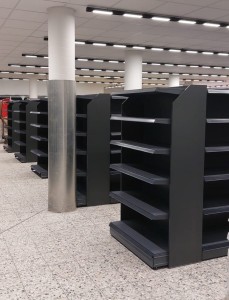 Regał szczytowy moduł  125cm + 5x37cm