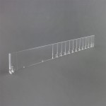 Przegroda regałowa prawa z ogranicznikiem, H60