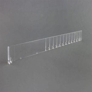 Przegroda regałowa prawa z ogranicznikiem, H60