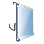 Listwa cenowa nakładana LC-TE 39, dł. 588mm