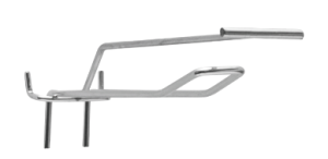 Haczyk podwójny na perforacje 25cm, z wysięgnikiem