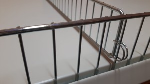 Przegroda boczna półki, dł. 245mm, wys.60mm