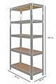 regał magazynowy lekki, 5 półek, 900x400x1800mm.jpeg