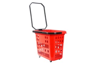 Koszyk sklepowy na kółkach, 45l. 